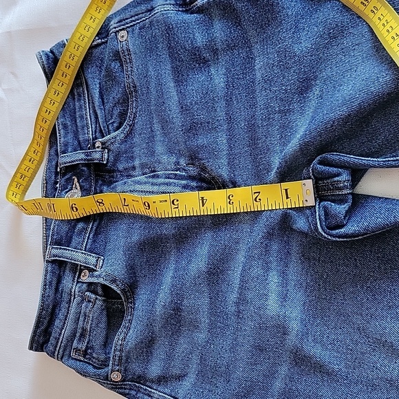 American Eagle high rise medium wash mom jean women's size 00 - Picture 3 of 7